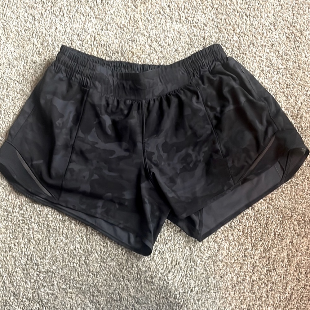 Camo Lululemon shorts